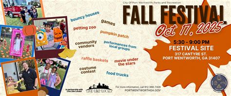 Port Wentworth Fall Festival, Festival Site, Pooler, 17 October 2025 ...