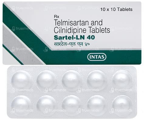 Sartel Ln 40 Tablet 10: Uses, Side Effects, Price & Substitutes
