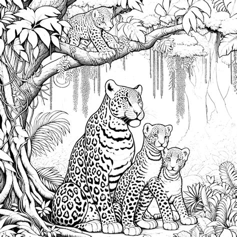 Leopard Coloring Pages 24 - Coloring Pages Gem