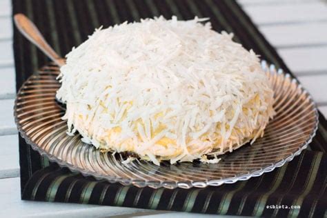 Tarta de coco muy rica y fácil - Recetas de Esbieta