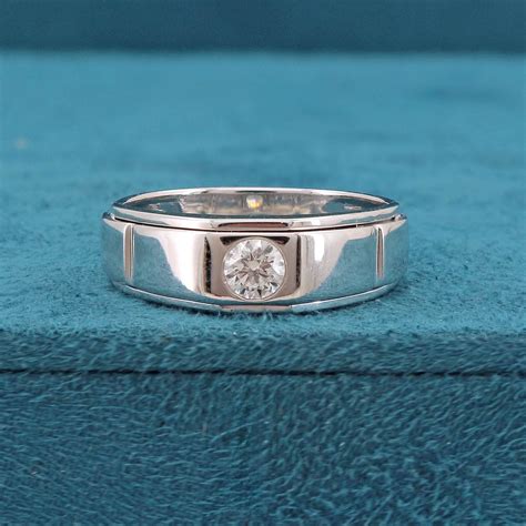 Kylan Band Mens Diamond Ring – Firefly Diamonds