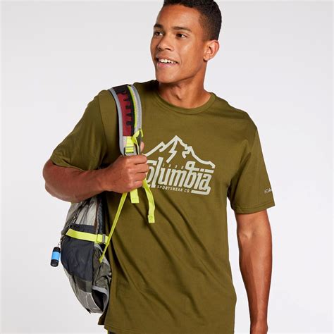 Columbia Path Lake - Kaki - Camiseta Montaña Hombre | Sprinter