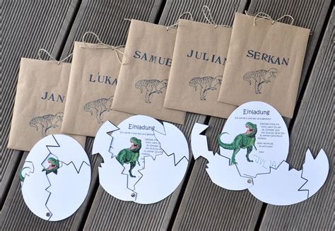 Einladung Dinosaurier Kindergeburtstag