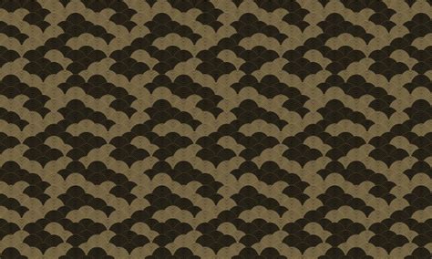 Gold Black Color Circular Pattern Wallpaper for Walls in India