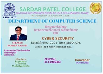 Computer Sciences Department | Sardar Patel College