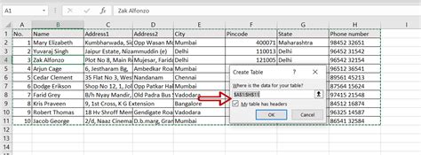How to Format a Complex Database File Table in Excel 的图像结果