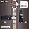 Godrej Advantis Rimtronic RF Digital Lock for Wooden Door | 2 in 1 ...