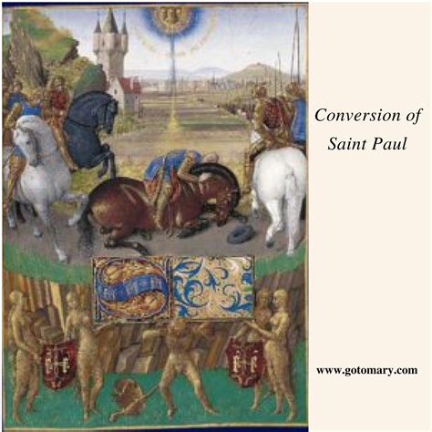 Conversion of Saint Paul the Apostle - Go to Mary Blog