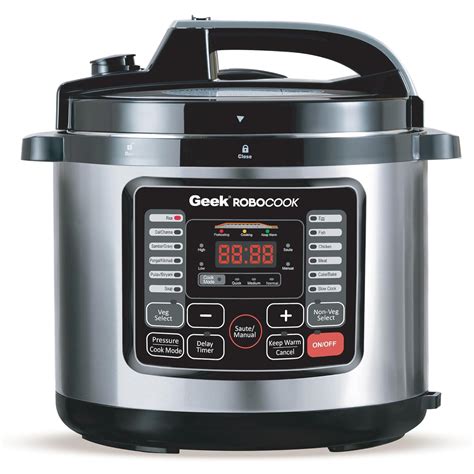 Buy Geek Robocook Nuvo 11-in-1 Automatic Electric Pressure Cooker 8 ...