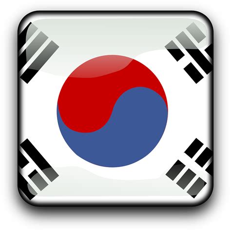South Korea Flag, Emblem, Korean National PNG
