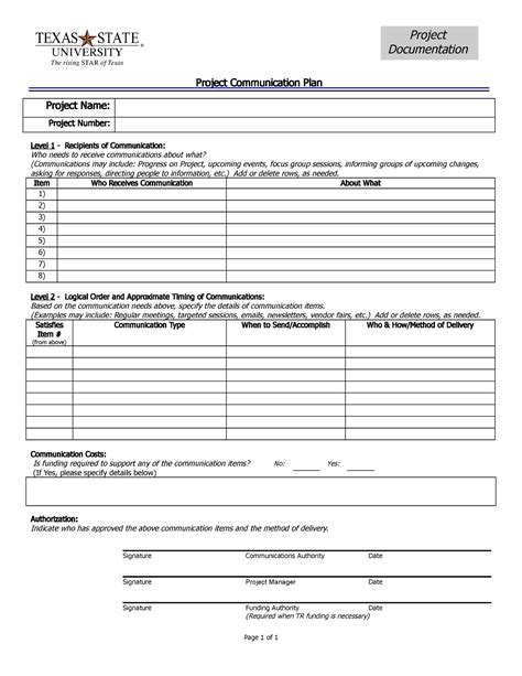 Program Communication Plan Template 的图像结果
