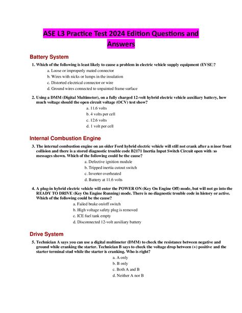 ASE Practice Questions 的图像结果