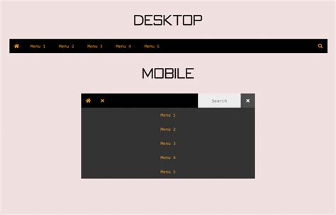 CSS Nav Menu 的图像结果
