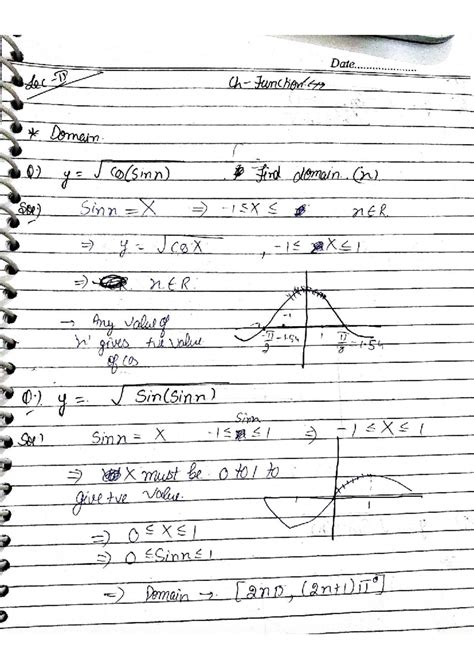 Function Domain and Range Analysis - DS 101 Lecture Notes - Studocu