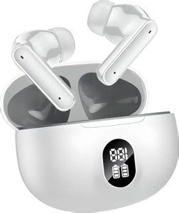 Qvee 60 HRS Playback, UltraPods Bluetooth Wireless Earphones Mic High ...