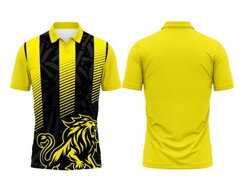 Yellow Sublimation Jersey – Fully Customizable Design – jerseyjunction