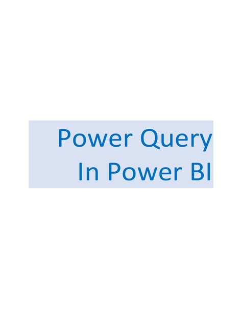 Image result for Power Query Note