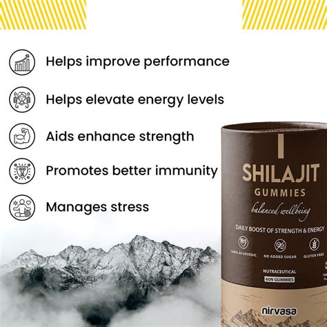 Shilajit Plus Gummies (60 Gummies) – NIRVASA