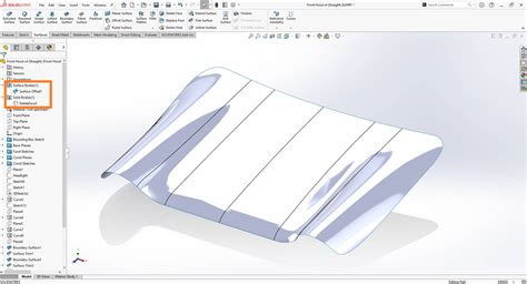 SolidWorks Surface Modeling 的图像结果