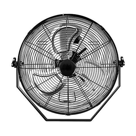 Heavy Duty Metal Industrial Floor Fans, Drum Fan with 3 Speed, Floor ...