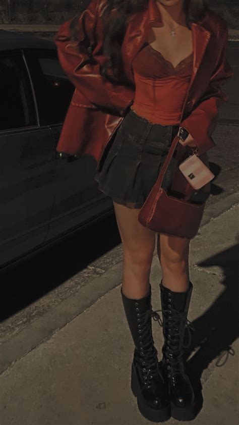 Red and black outfit 🖤 | Casual outfits, Outfit inspo casual, Pretty ...