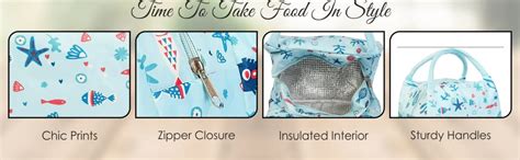 Buy INSTABUYZ Insulated BPA Free Lunch Bag Tiffin and Food Container ...