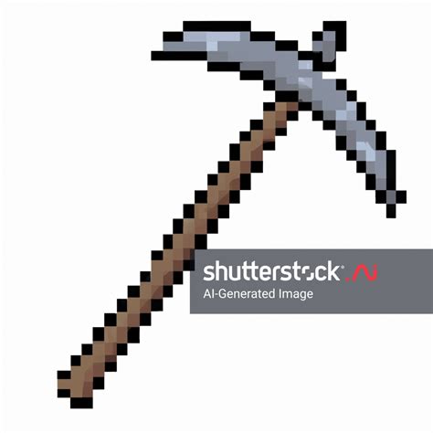2d Pixel Art Pickaxe Transparent Background AI-generated image ...