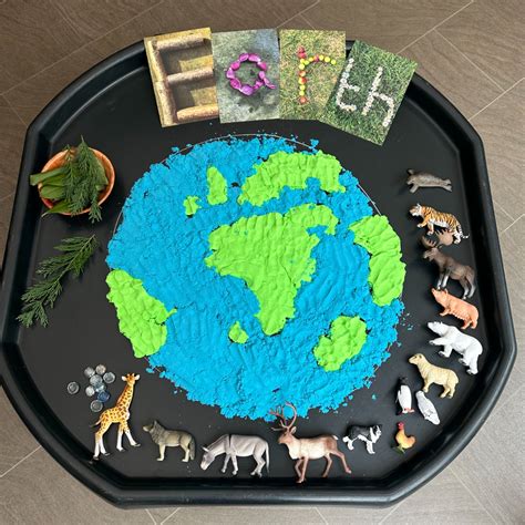 Our world world environment day themed small world play multi sensory ...