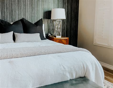Master Bedroom Wallpaper Accent Wall
