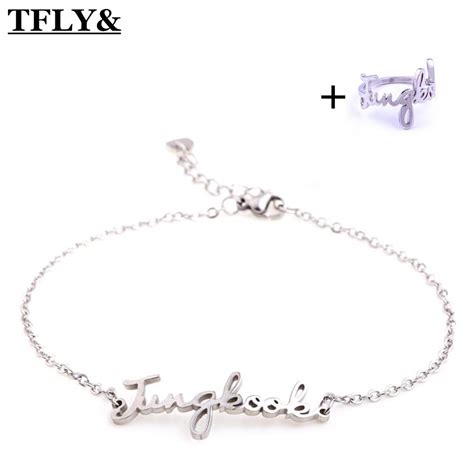Buy BTS Signature Titanium Steel Bracelet/Anklet Bts Rap Monster Bts ...