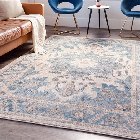 Unique Loom Salzburg Collection Area Rug - Altstadt (3' 3" x 5' 3 ...