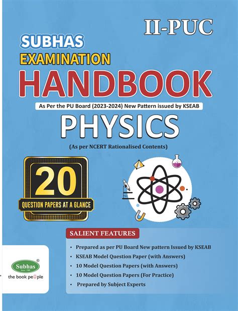 SECOND PUC EXAMINATION HANDBOOK PHYSICS – Subhas Publishing House Pvt Ltd