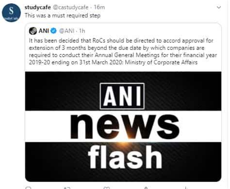 ROCs directed to approve the extension beyond the due date of ...