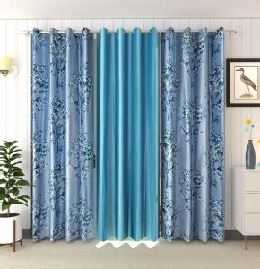 Panipat Textile Hub 214 cm (7 ft) Door Polyester Semi Transparent ...