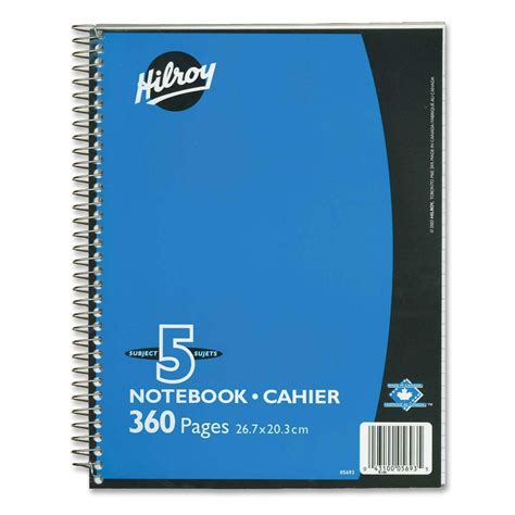 Hilroy Executive Coil Five Subject Notebook - Madill - The Office Company