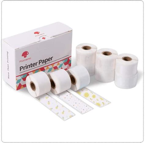 Buy Phomemo Thermal Sticker Paper - Pineapple, Colorful Dots and The ...