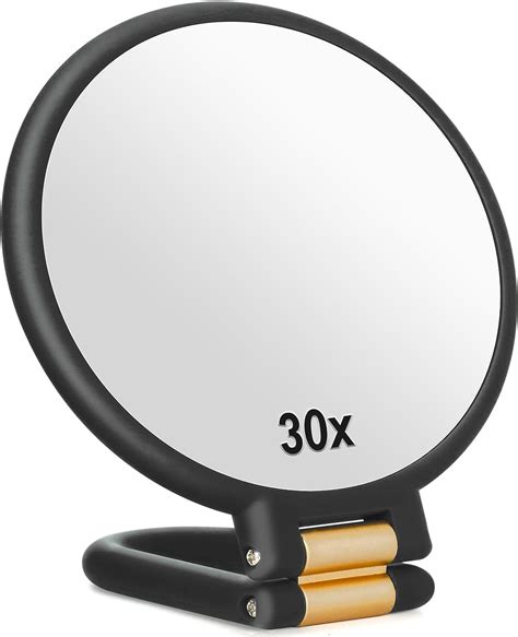 Sifolo 30x Magnifying Mirror, Travel Hand Mirrors with Handle - Double ...