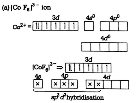 In which of the following complex ion, the central matal ion is in a ...