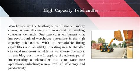 Image result for High Capacity Telehandler