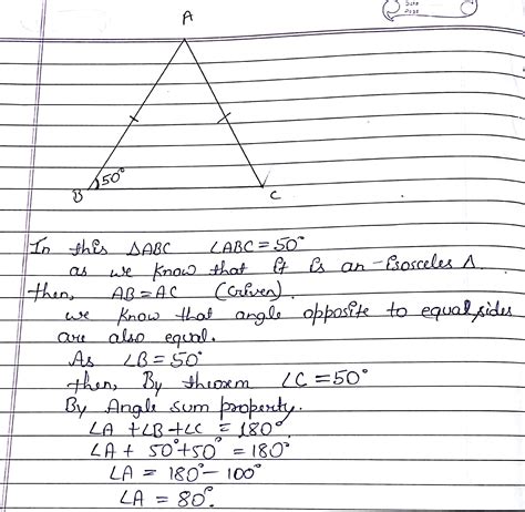 In the adjoining figure ABC is an isosceles triangle with ab is equal ...