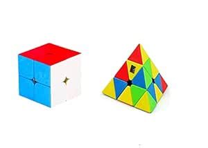 Newille Combo of 2 MoYu Cubes MFJS MeiLong 2x2x2 and 3x3 Super Speed ...