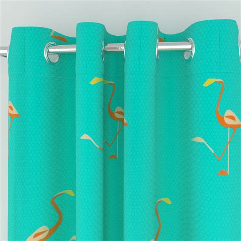 Buy Elle Flamingo Print Door Curtain Pair - 135 x 225 cm from Home ...