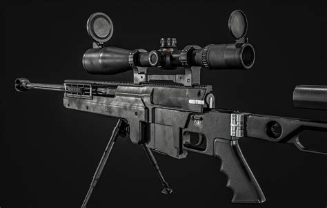 3D model PGM-Hecate-2 Sniper Rifle VR / AR / low-poly | CGTrader