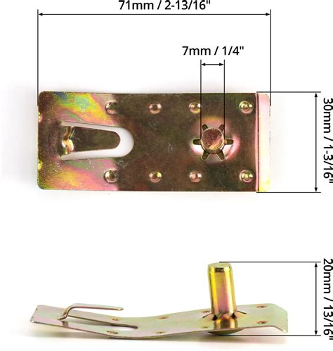 Buy QWORK Pallet Rack Safety Clip, 50 Packs Universal Self-Locking Pin ...
