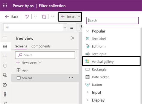 Add Filter to Power App 的图像结果