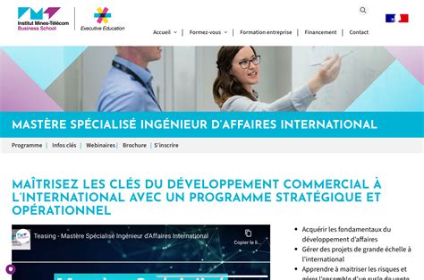 Master International Business Law at IMT-BS, Paris 2025