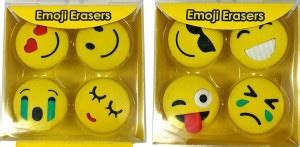 Flipkart.com | VR Creatives Emoji Smiley Erasers for Birthday Return ...