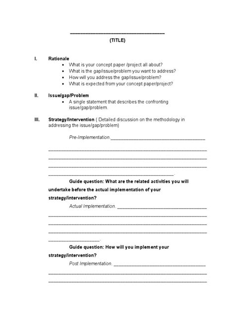 Image result for Example of Concept Paper Sample