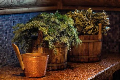 Какие бывают банные веники? | Брус бани