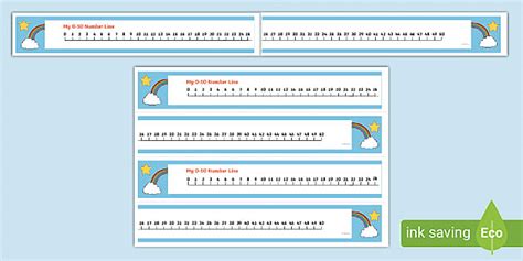 Printable Number Lines - Teacher-Made
